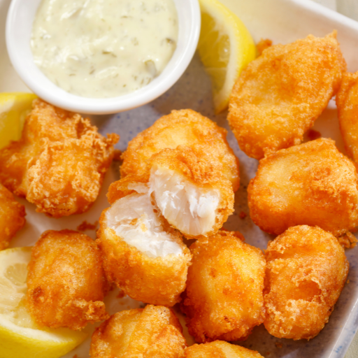 Beer Battered Fish Bites